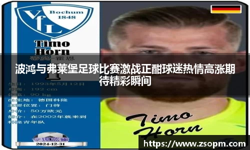 波鸿与弗莱堡足球比赛激战正酣球迷热情高涨期待精彩瞬间